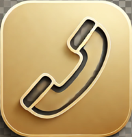 Telephone button for direct calling